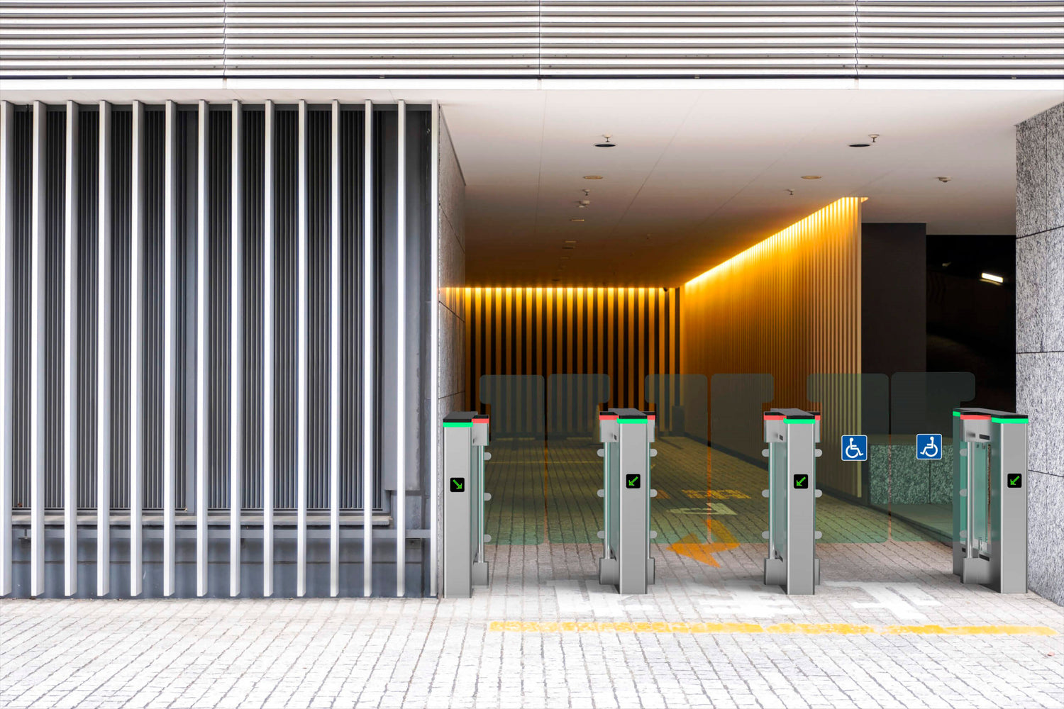 ALHENA Access control Speed Turnstile | CX-ALH-6000H-1W