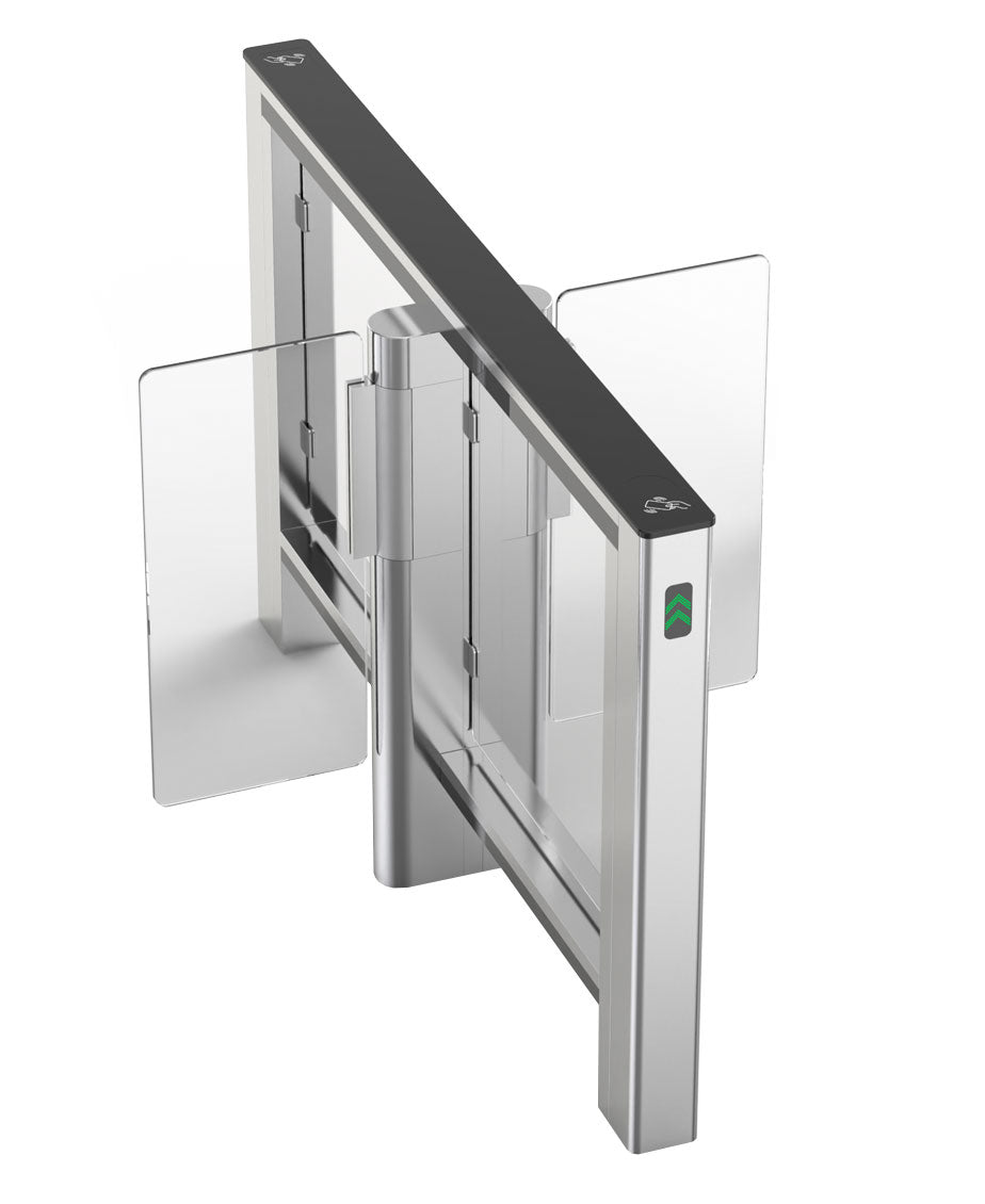 DELTA Black Access control Speed Turnstile | Dual Gate | CX-DEL-B-2W