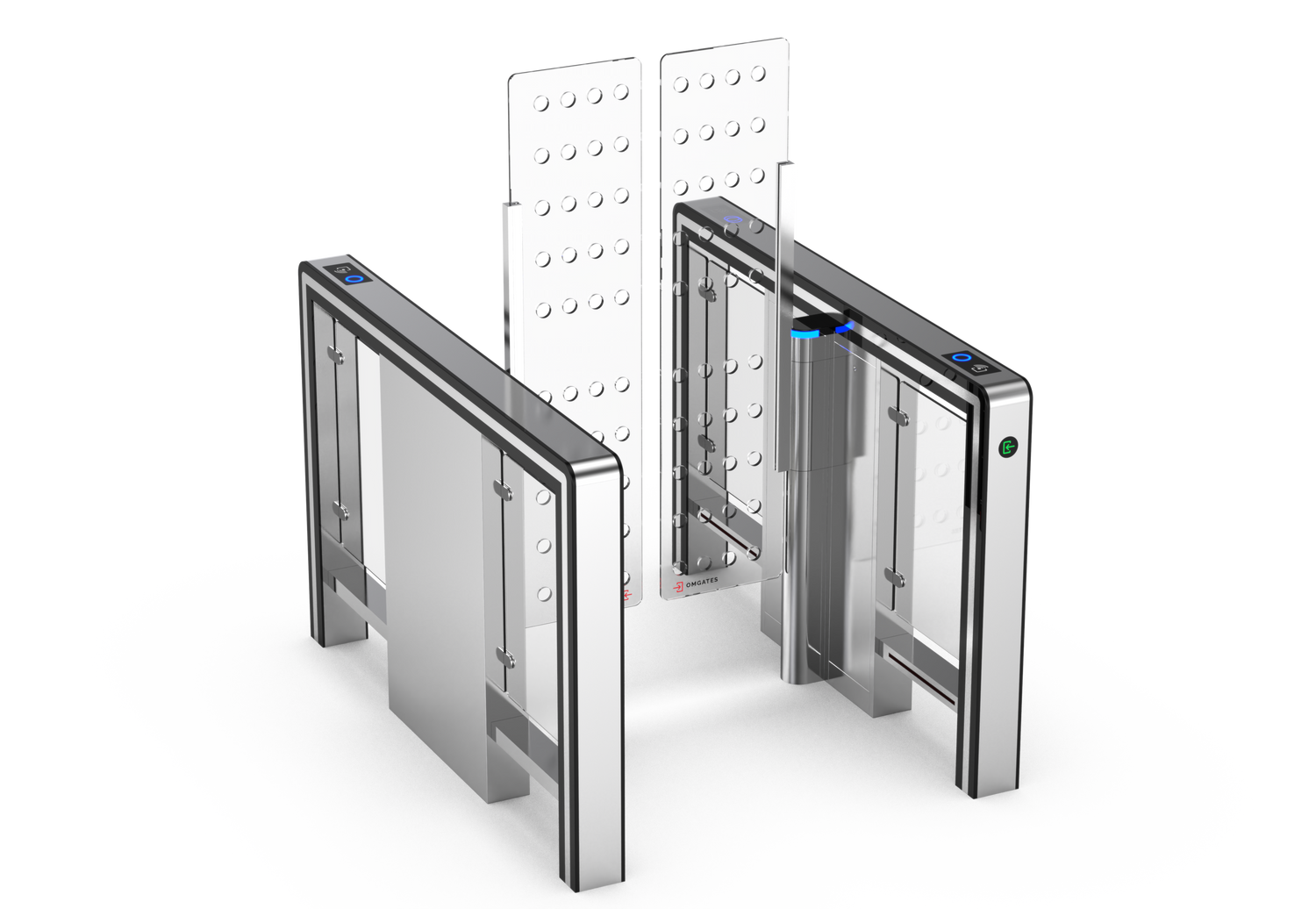 OMGates Vega Speed Gate | 2 Lane | External | OMGVEG2LNEXT