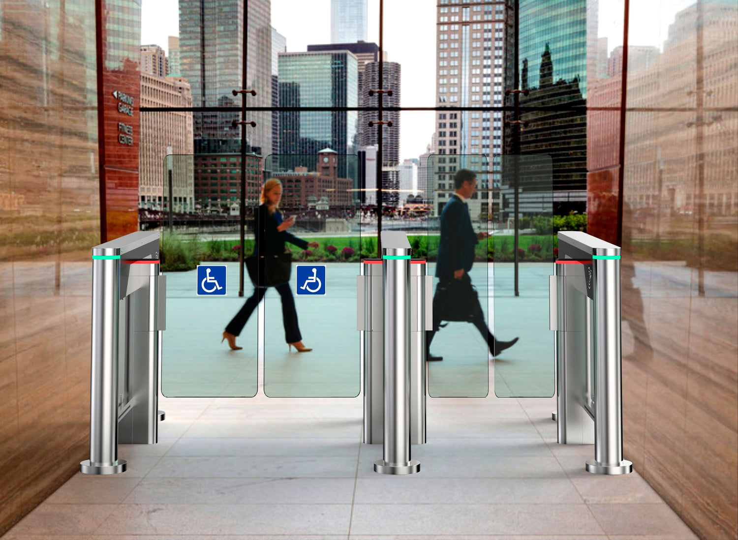 PEGASI Access control Speed Turnstile | CX-PEG-7000H-1W