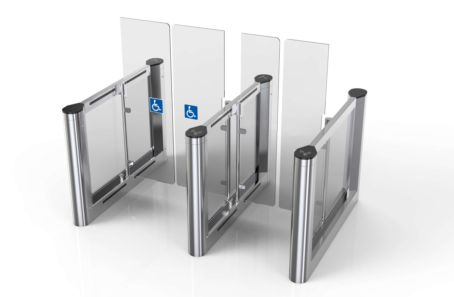 NAOS Access control Speed Turnstile | Dual Gate | CX-NAO-9000-2W