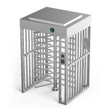 SUN Access control Full Height Black Turnstile | Single Door | CX-SUN-401FS-B