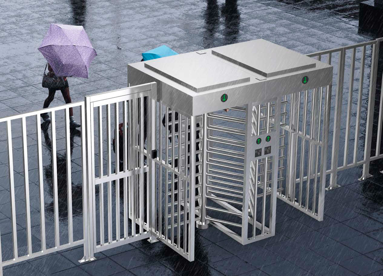 SUN Access control Full Height Turnstile | Double Door | CX-SUN-402FS