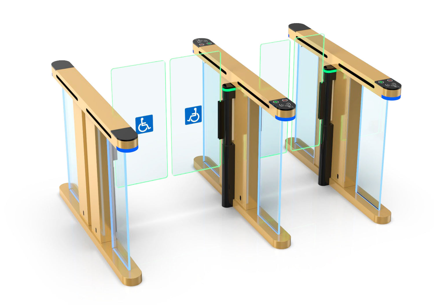 SIRIO GOLD Access control Speed Turnstile | CX-SIR-7200G-1W
