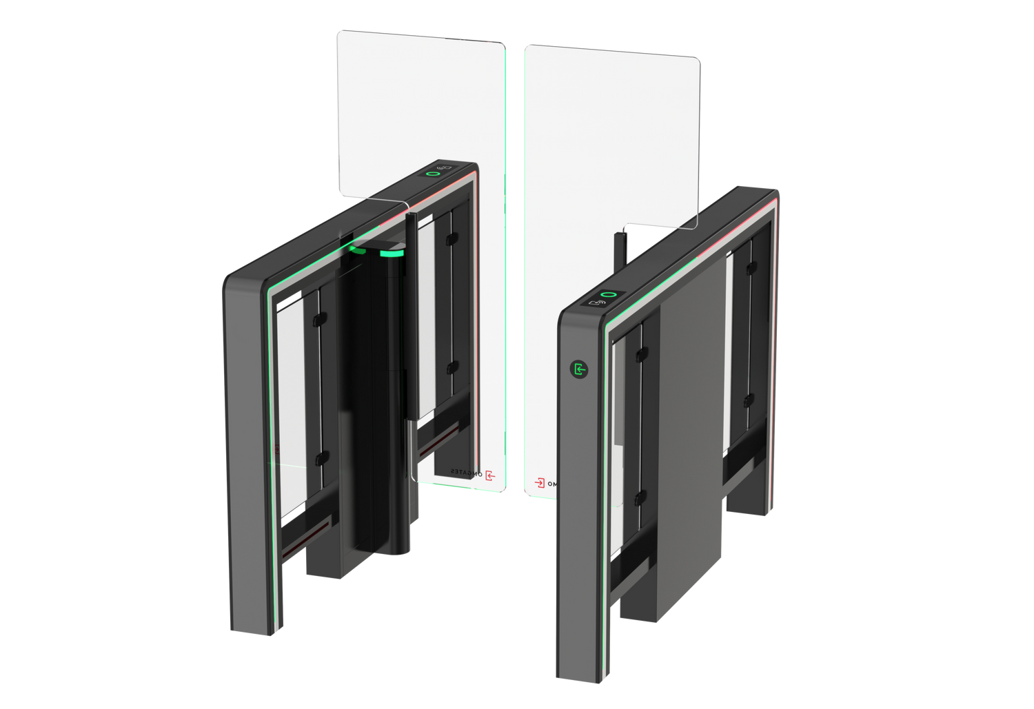 OMGates Vega Speed Gate | 1 Lane | Internal | OMGVEG1LN