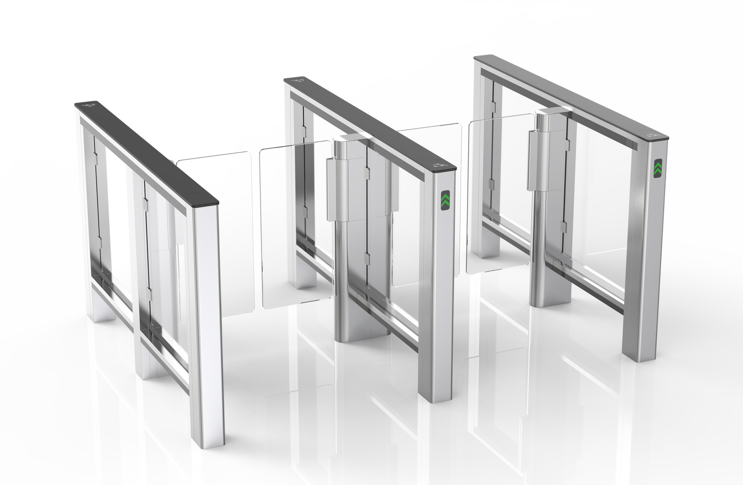 DELTA Black Access control Speed Turnstile | CX-DEL-B-1W