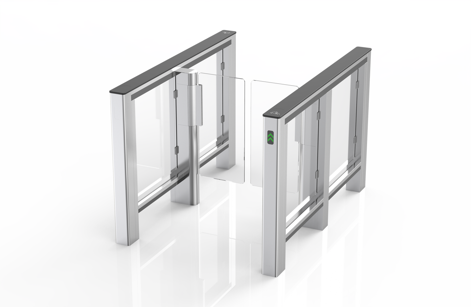 DELTA Black Access control Speed Turnstile | Dual Gate | CX-DEL-B-2W