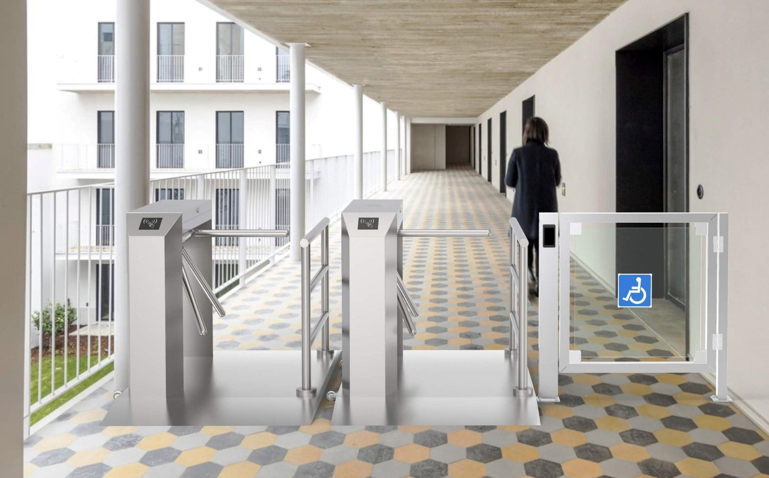 LEONIS Portable Access control Tripod Turnstile | CX-LEO-103-P