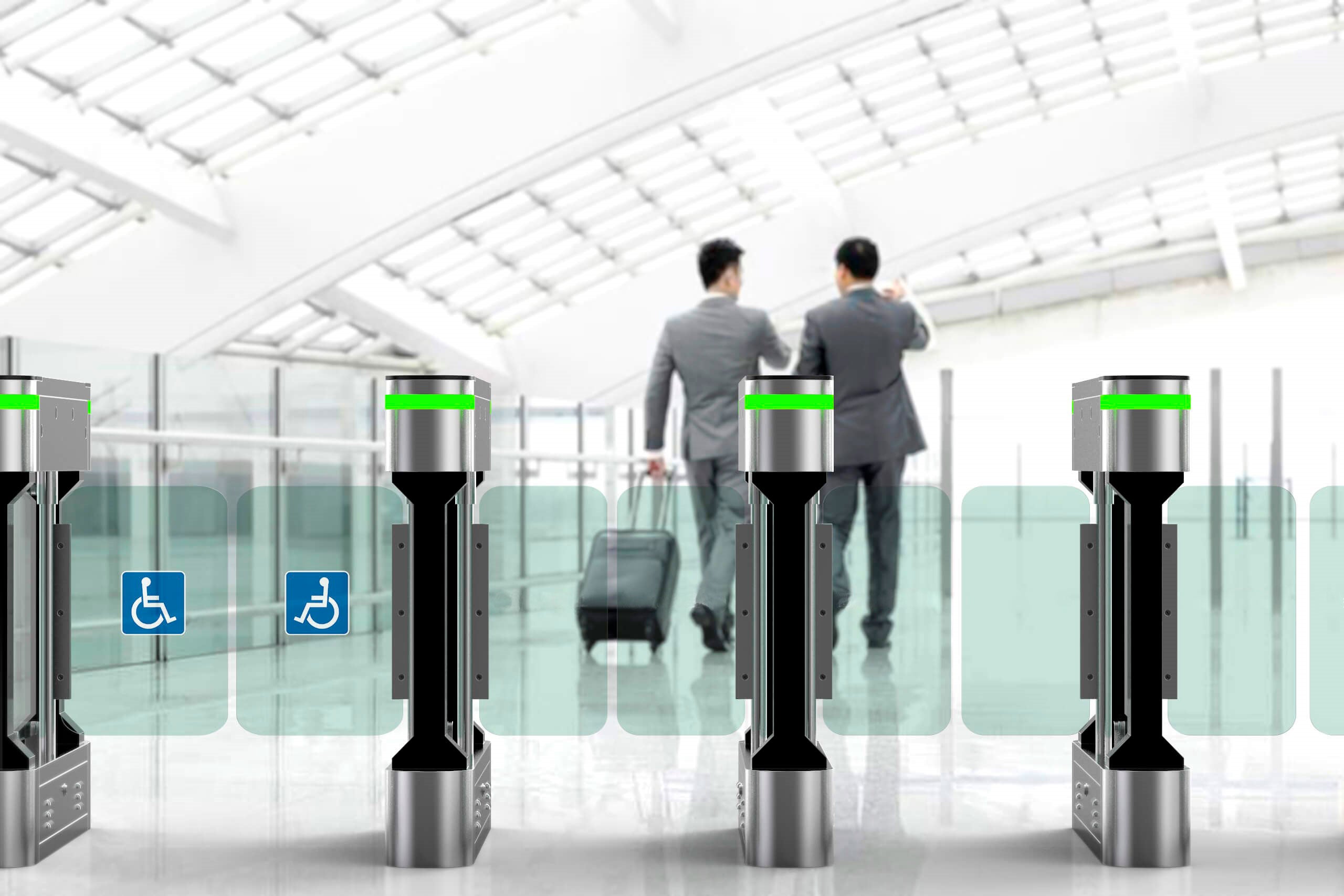 ACRUX Access control Speed Turnstile | Dual Gate | CX-ACR-Z-2W ...