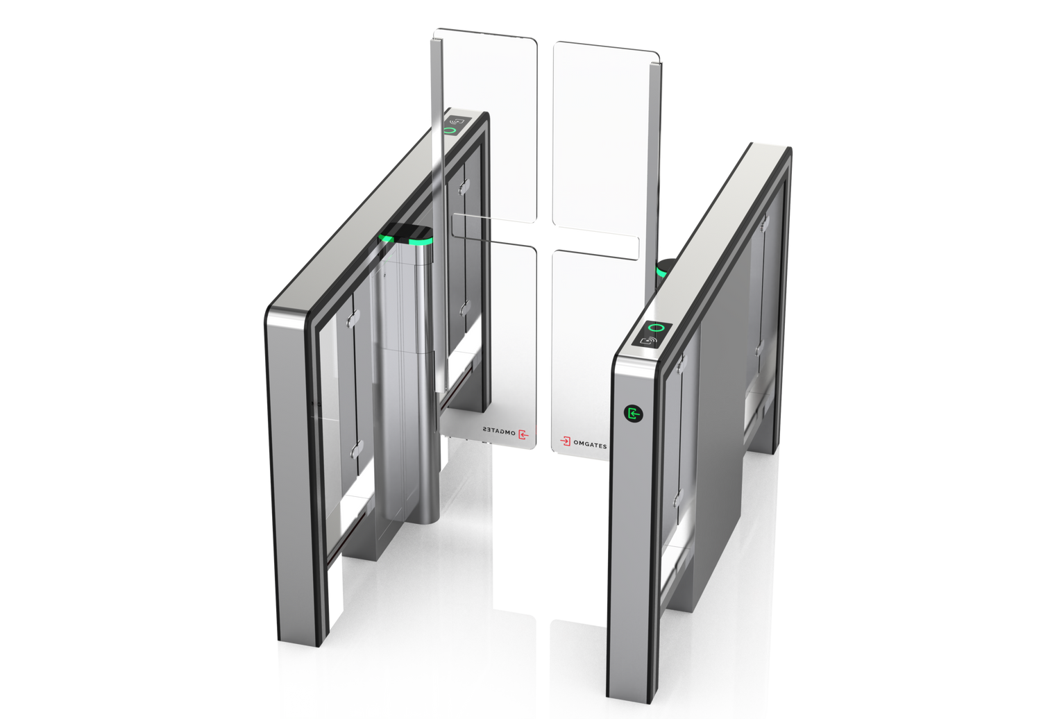 OMGates Vega Speed Gate | 3 Lane | External | OMGVEG3LNEXT