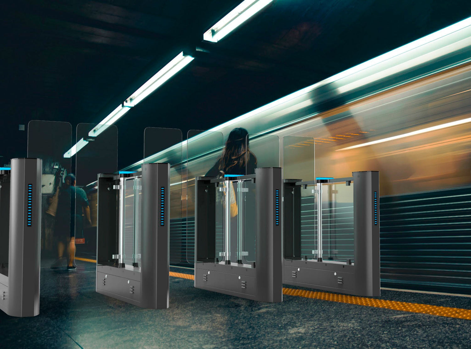ORION Access control Speed Turnstile | Dual Gate | CX-ORI-80-2W