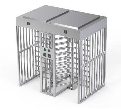 SUN Access control Full Height Black Turnstile | Single Door | CX-SUN-401FS-B