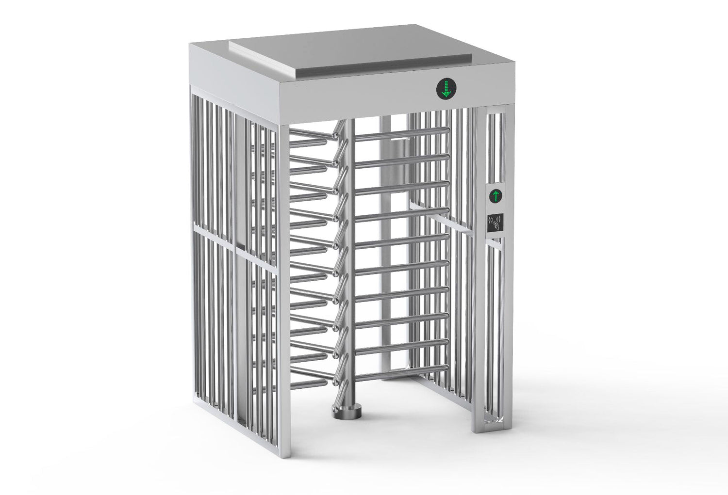 SUN Access control Full Height Black Turnstile | Single Door | CX-SUN-401FS-B