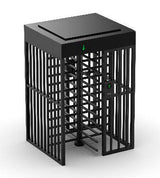 SUN Access control Black Full Height Turnstile | Single Door | CX-SUN-411-B